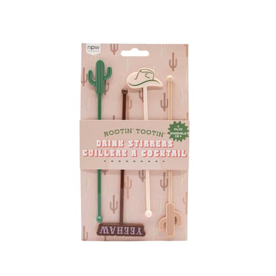 Rootin Tootin Rodeo Drink Stirrers, 4ct.